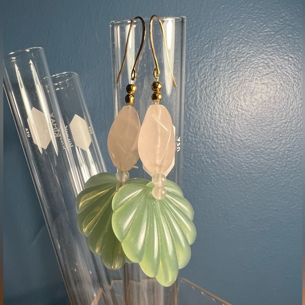 Vintage leaves earrings
